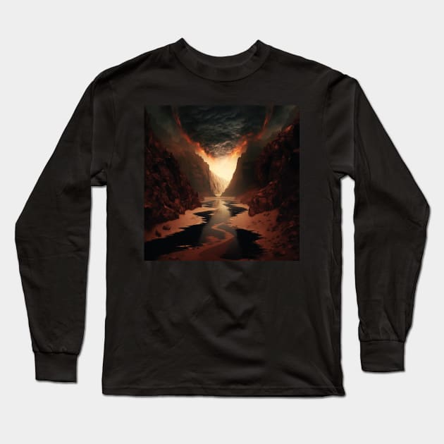 hell Long Sleeve T-Shirt by Trontee